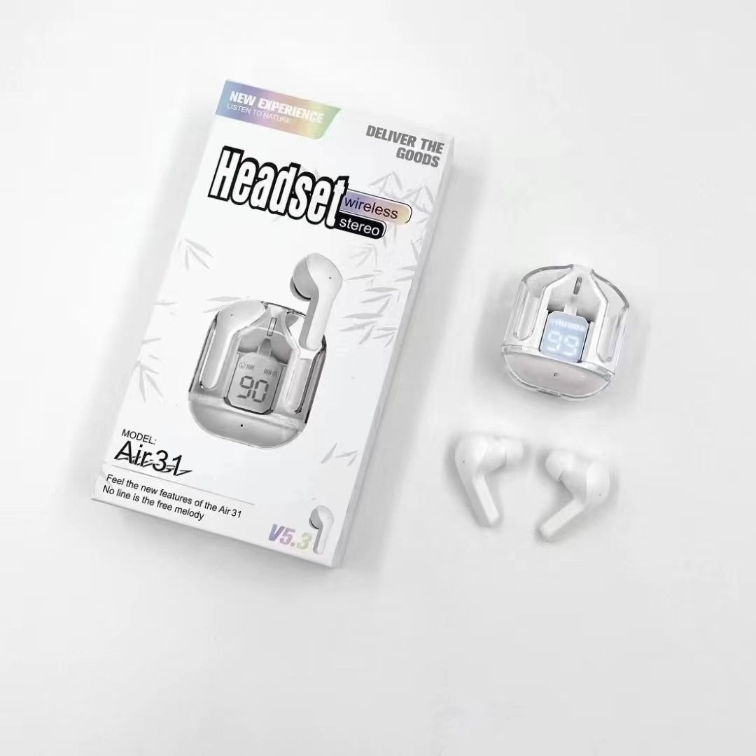 Air 31 Transparent Wireless Stereo Earbuds