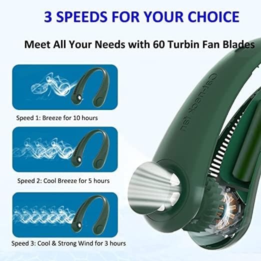 USB Rechargeable Personal Neck Fan